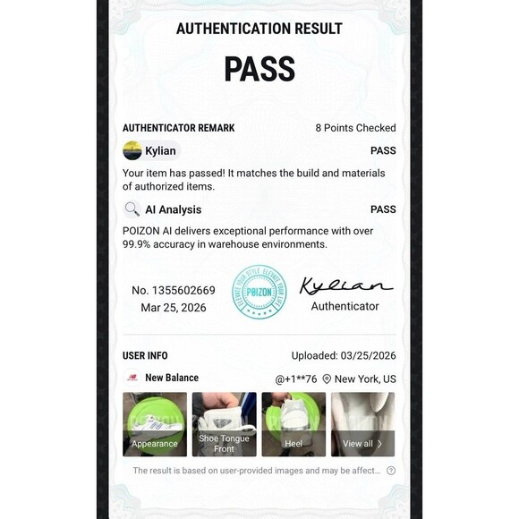 New Balance 9060 “Sea Salt Concrete White Grey” Men’s Sz 13 - Picture 12 of 12